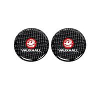 VeroCh 2 PCS Universal Car Cup Holder Coaster,Carbon fiber Anti-Slip Shockproof Car Cup Holders,For Vauxhall Vivaro Opel Corsa D Astra G J H,With Logo Badge Styling,A