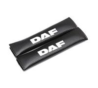 VeroCh 2Pcs Carbon Fiber Car Seat Belt Padding Shoulder Protector Cover Safety Belt Ornament, for DAF 106xf 105 cf85