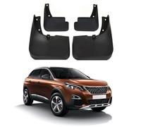 VeroCh 4 Pcs Car Front Rear Fender Splash Guards, For Peugeot 3008 2016-2020 Waterproof Wear-resistant Mud Flaps Wheel Auto Styling Accessories,C