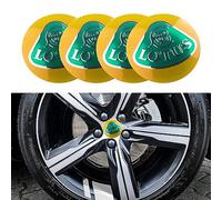 VeroCh 4PCS 56MM Car Wheel Center Hub Caps Cover Sticker,For Lotus Elise Exige Evora Evija Emira,ABS Waterproof Dust Proof Decal Decoration Cover Replacement,A