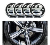VeroCh 4PCS 65MM Car Wheel Center Hub Caps Cover Sticker,For VAUXHALL,ABS Waterproof Dust Proof Decal Decoration Cover Replacement,A