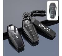VeroCh Car zinc alloy Key Fob Cover, For BYD Han ev Song plus Qin plus seal dmi Tang Yuan pro Good Waterproof And Dustproof Properties Auto key holder Protector Accessories,B