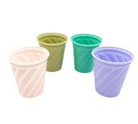 VeroCup x 12 Pack - 12oz Reusable Insulated Coffee Cup - UK-Made Polypropylene, Dishwasher Safe, Stackable, Spill-Resistant Design for Hot & Cold Drinks, Eco-Friendly