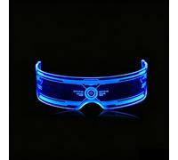 VEROHY LED Visor Glasses, 7 Colors 4 Flash Modes Wireless Light Up Glasses