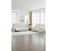 Verona 3+2 Jumbo Cord Manual Recliner Sofa Set More4Homes Beige One Size