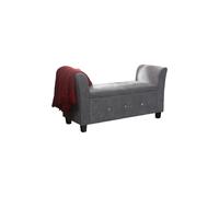 Verona Diamante Ottoman Window Seat Grey