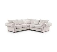Verona Large Corner 2C2 Cream / Scatterback