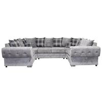 Verona U Shape Kensington Grey (Scatter Back)