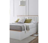 Verona White Ottoman Bed Frame Time4sleep White Double