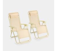 Verona Yellow Zero Gravity Chair - Set of 2