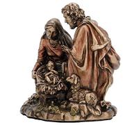 Veronese 6.8cm Nativity Scene in Bronze Resin