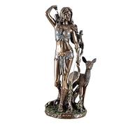 Veronese 708-7355 Artemis Greek Goddess of Hunting with Bow and Arrow Deer
