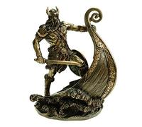 Veronese 708-7655 Viking Dragon Boat Bow Figurine 24 cm