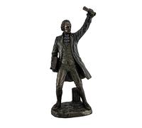 Veronese Alexander Hamilton Holding Book and Scroll Bronze Finish Statue 12 Inch