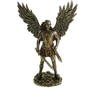 Veronese Design 708-7496 Archangel Michael with Tan Sword Sculpture Statue Figurine Angel Angel Figure