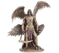 Veronese Design 10 5/8 Inch Azrael The Archangel of Death Cold Cast Resin Bronze Finish Sculpture