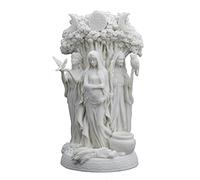 Veronese Design 10.5'' Tall Danu Irish Triple Goddess of The Tuatha De Danann Resin Statue White Finish Statue (WU77085AB)
