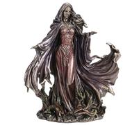 Veronese Design 11 1/4 Inch Tall Morgana by Monte Moore Cold Cast Resin Antique Bronze Finish Sculpture