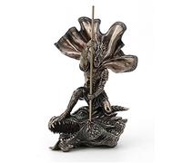 Veronese Design 11 3/8 Inch Tall The Dragon Slayer Fantasy Statue Cold Cast Bronzed Resin Home Decor Collectible