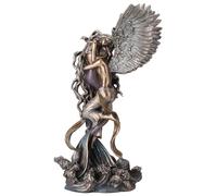Veronese Design 12 Inch Mermaid Angel Lover Statue Impossible Love by Selina Fenech Cold Cast Resin Bronze Finish Sculpture