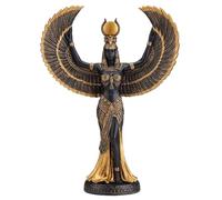 Veronese Design 13 3/8 Inch Isis The Egyptian Goddess of Magic and Wisdom Resin Black Gold Finish Sculpture