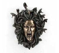 Veronese Design 14.5" Tall Head of Medusa Gothic Greek Fantasy Wall Plaque Cold Cast Resin Antique Bronze Finish Statue
