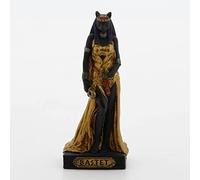 Veronese Design 3 1/2" Tall Egyptian Gods Miniature Collectible Resin Figurine (Bastet, Multicolor)