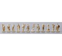 Veronese Design 3 1/4" Tall Greek Pantheon Gods Polyresin Figurines Hand Painted Miniature