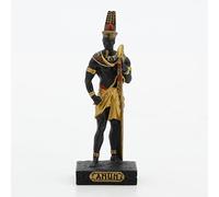 Veronese Design 3 3/8 Inch Amun Egyptian King of Gods Resin Miniature Hand Painted Bronze Finish Figurine
