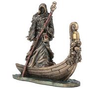 Veronese Design 3 3/8 Inch Charon Ferryman of The River Styx Miniature Resin Figurine Hand Painted Bronze Finish