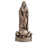 Veronese Design 3 7/8 Inch Ceridwen The Welsh Goddess of Rebirth Polyresin Hand Painted Bronze Finish Home Decor Miniature Collectible Figurine