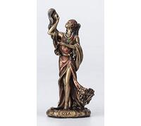Veronese Design 3 7/8 Inch OYA -Santeria Orisha Goddess of Wind, Storm and Transformation Cast Resin Hand Painted Antique Bronze Finish Statue Home Decor