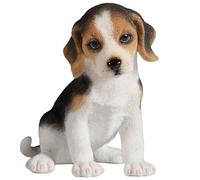 Veronese Design 3 7/8 Inch Sitting Beagle Puppy Resin Hand Painted Figurine