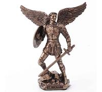 Veronese Design 4.2 Inch Archangel Saint Michael Painted Bronze Finish Religious Figurine