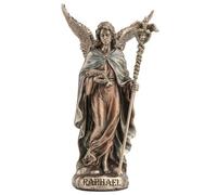 Veronese Design 4 Raphael The Archangel of Healing Polystone Hand Painted Bronze Finish Collectible Figurine Home Decor
