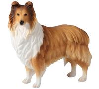 Veronese Design 5 1/4 Inch Rough Collie Dog Figurine Animal Resin Sculpture Hand Painted Collectible Home Decor
