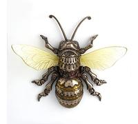 Veronese Design 5 1/8" Steampunk Bumblebee Wall Art Resin Sculpture Antique Bronze Finish