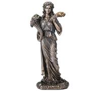 Veronese Design 5 7/8 Inch Demeter Greek Goddess of The Harvest Cold Cast Resin Statue Bronze Finish Sculpture