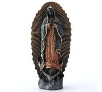 Veronese Design 6 1/8 Inch Black Madonna of Guadalupe Religious Resin Sculpture Hand Painted Figurine