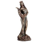Veronese Design 6 1/8 Inch Fortuna The Greek Goddess of Fortune and Luck Resin Sculpture Cold Cast Bronze Finish