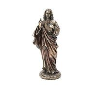 Veronese Design 8 1/4" Tall Sacred Heart of Jesus Cold Cast Bronzed Resin Statue Religious Sculpture Home Decor Gift