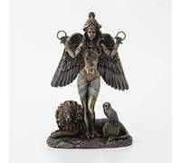 Veronese Design 8 5/8" Ishtar The Mesopotamian Queen of Heaven Cold Cast Resin Antique Bronze Finish Sculpture Altar Statue Wiccan Decoration Pagan Gifts