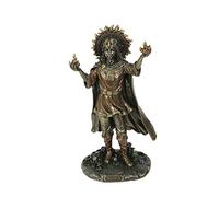 Veronese Design 9 1/4" Tall Belenus The Celtic Sun God of Healing Cold Cast Resin Antique Sculpture Antique Bronze Finish Statue Altar Decoration Mystic Gifts