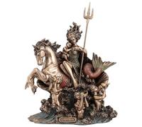 Veronese Design 9 5/8 Inch Amphitrite The Greek Goddess of The Sea Cold Cast Resin Bronze Finish Sculpture