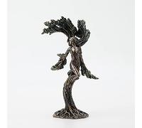 Veronese Design 9 7/8 Inch Tall The Dancing Forest Nymph Meliae Cold Cast Bronzed Resin Statue Fantasy Collectible Figurine Home Nature Spirit