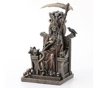 Veronese Design 9" Tall Hel The Norse Goddess of Helheim Cold Cast Resin Sculpture Antique Bronze Finish Statue Altar Decoration Mystic Gifts