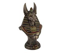 Veronese Design Ancient Egyptian Jackal God Anubis Bronze Finished Bust Statue