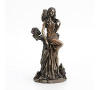 Veronese Design Blodeuwedd, Celtic Goddess Of Spring & Flowers Resin Statue Bronze Art Sculpture