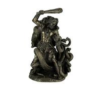 Veronese Design Bronze Finish Hercules Second Labor Slaying of Hydra Statue