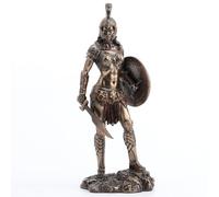 Veronese Design Bronze Finished Amazon Warrior in Battle Armor Statue Amazonian
